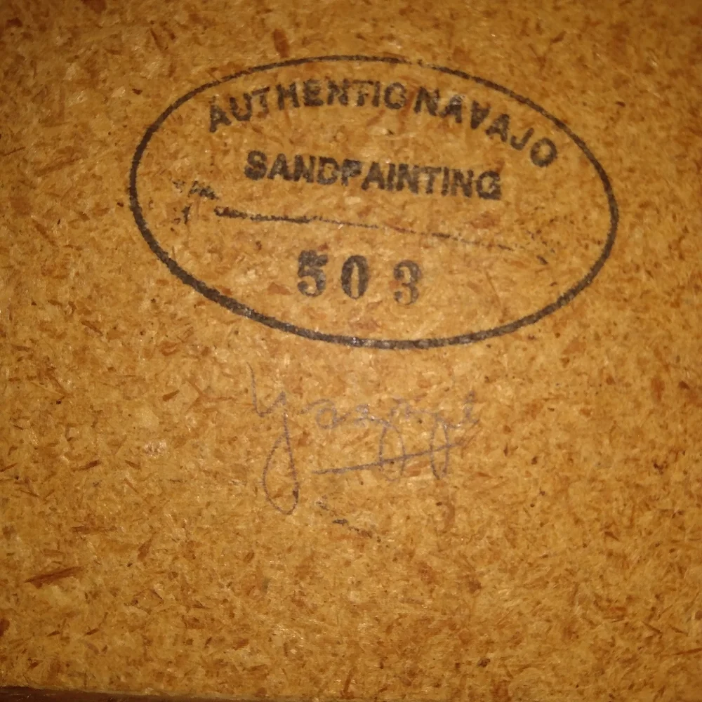 Vintage Navajo Sand Painting  